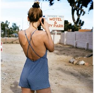 American Apparel Gingham Romper